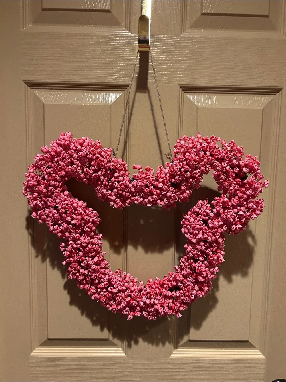 Mickey Ears Shaped Wreath - Decorative Door Accent